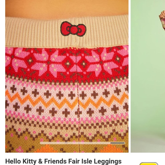 FOREVER 21 *NWT* Hello Kitty fair isle knit SET - Picture 9 of 13